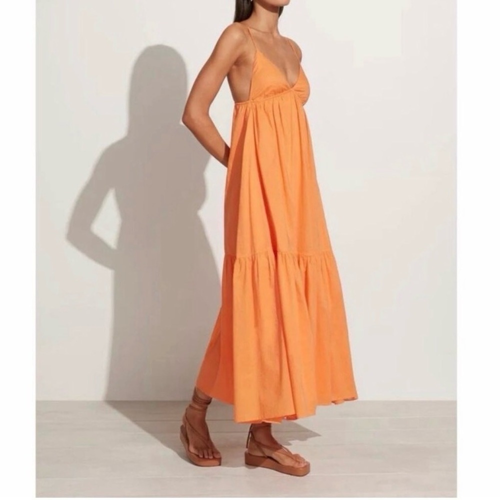 FAITHFULL THE BRAND
Wilonna tiered cotton-voile midi dress in black 10 - Picture 6 of 8